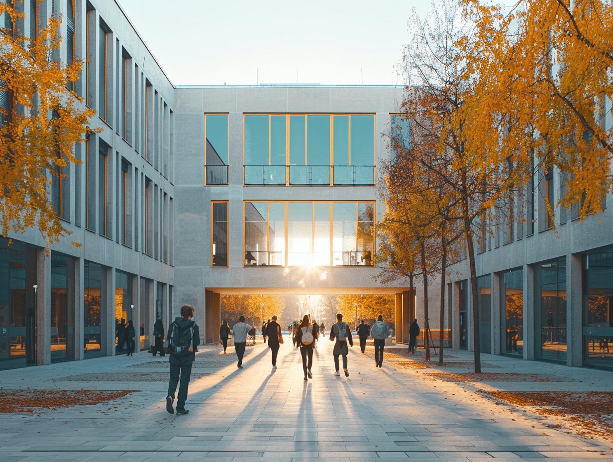 Étudiants en classe préparatoire dans une grande école de commerce française
