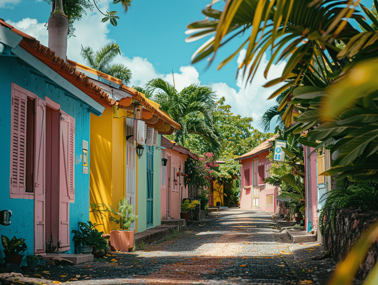 Codes postaux de Martinique illustrant l'histoire et la culture locale