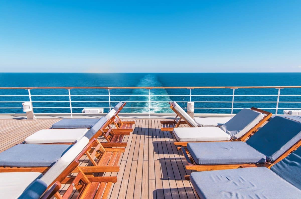 Croisière à bord d'un navire MSC en pleine mer