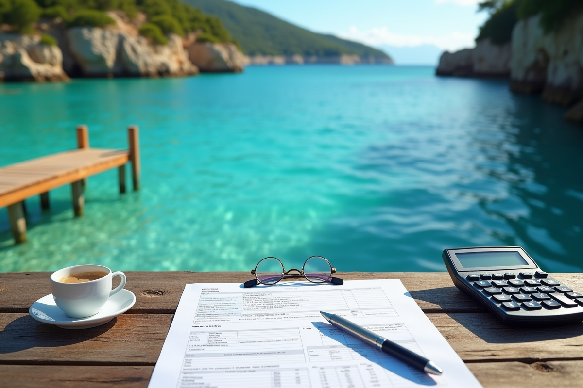 Lagon de jardin avec détails sur la fiscalité en France