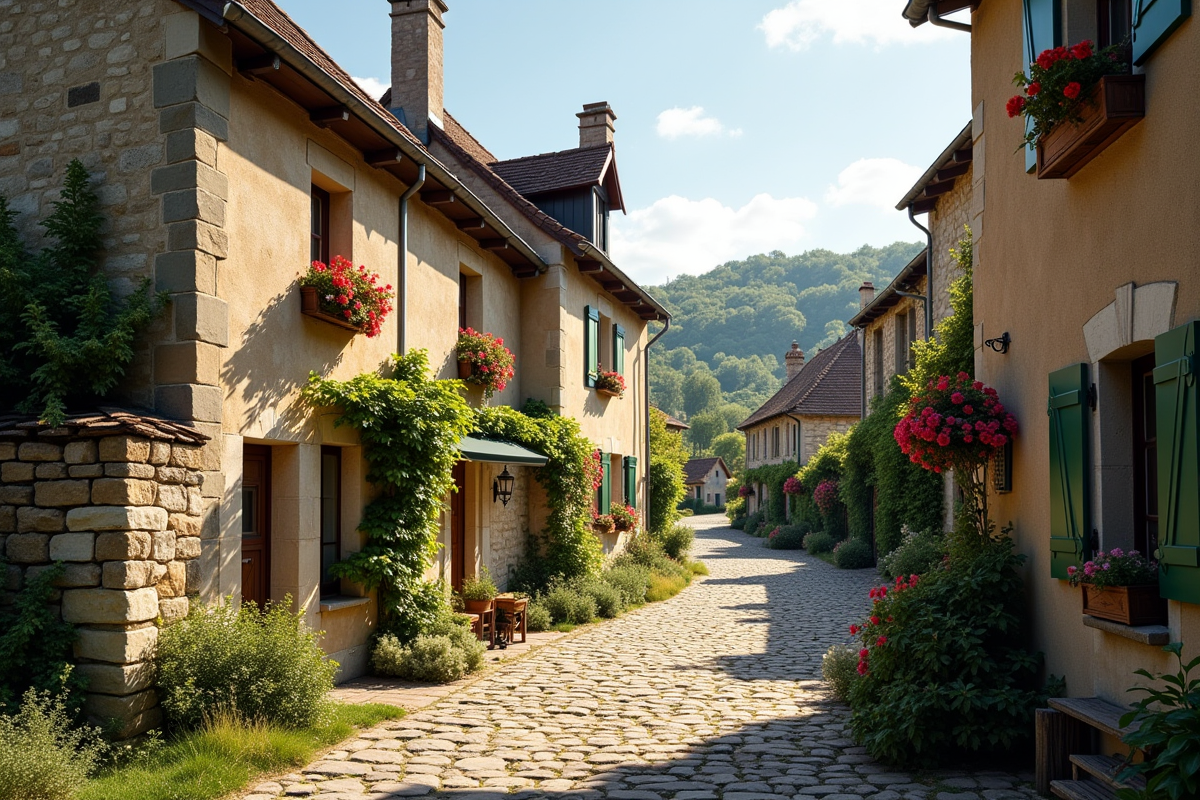 Paysage verdoyant de la Creuse, région économique en France