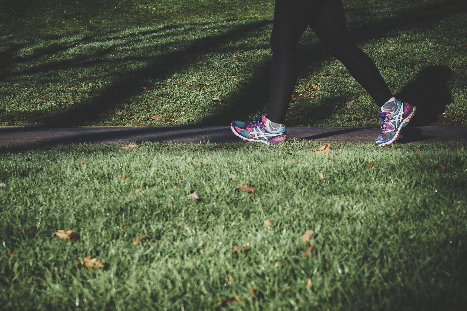Différents modèles de chaussures de running pour hommes sur un fond naturel