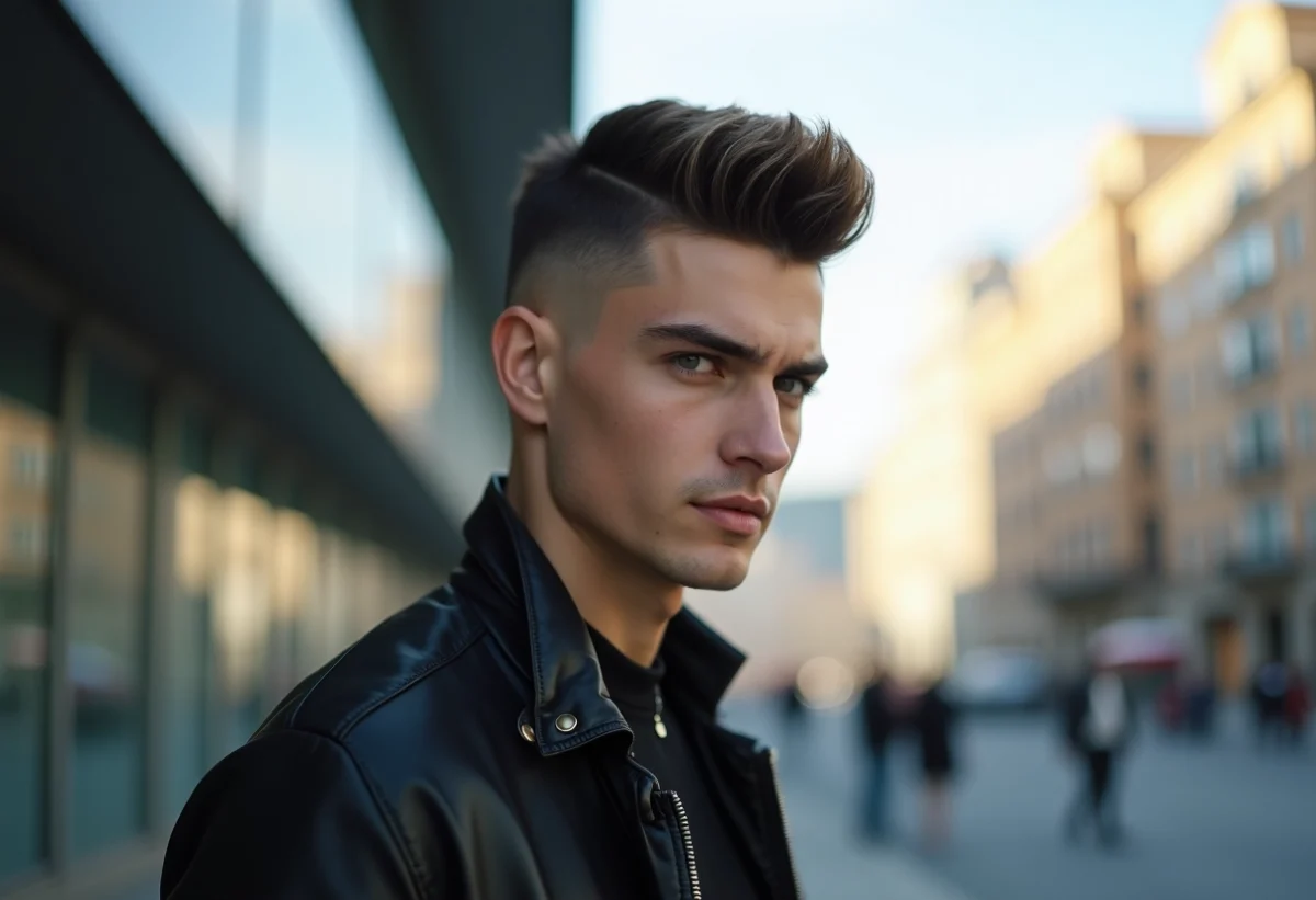 Coiffures masculines tendance alliant tradition et modernité